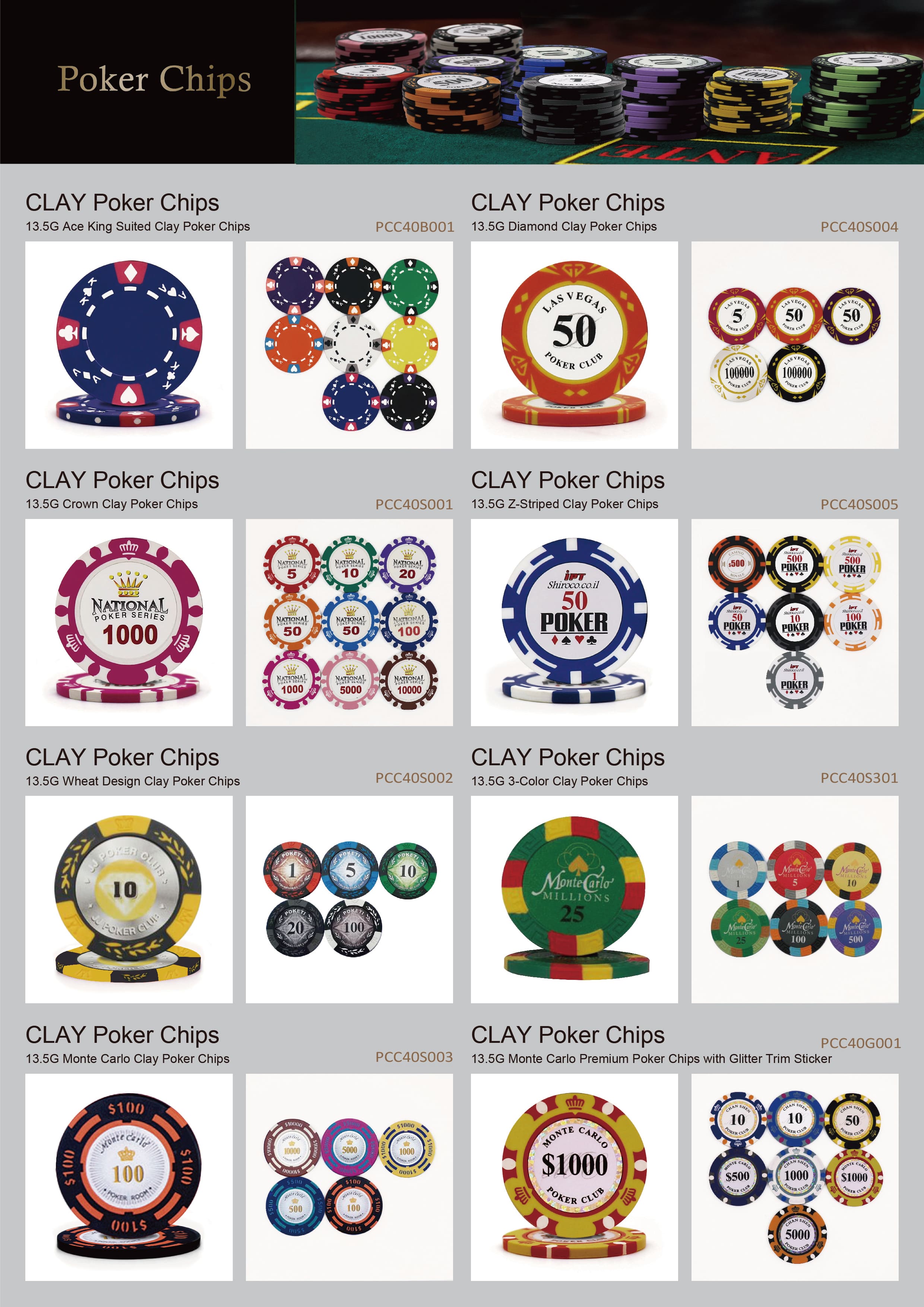 clay poker chip
